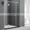 Portable high quality aluminum flat open shower room with sliding rod housing