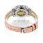 Private Label Automatic Skeleton Watch Genuine Leather strap Ladies Automatic Watch Woman