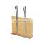 Bamboo Wood Magnetic Block Powerful Magnet Knife Hanger Knife Stand For Kitchen Knives