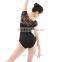 Sexy Ballet Leotard Girls Lace Short Sleeve Leotard