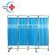 HC-M095 Hospital Clinic furniture 4 folds movable cheap medical bed screen/ 4 folds Screen/hospital ward screen