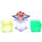 illuminated outdoor furniture led cube chair wedding decorative light cube chair