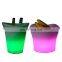 nightclub bars restaurant New Products Whiskey Beverage led Wine Chiller Plastic Led Beer Ice Bucket with Speakers