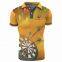 classic polo neck full sublimated custom dart shirt with short sleeves