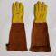 fully leather garden glove anti puncture garden glove gardening glove