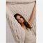 Lola Blankets Rabbit Fur Double Ruched Faux Fur Throw Blanket Luxurious Soft Reversible Mink Blanket 60 X 72 Inches White