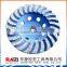 Diamond cup wheel for stone polishing