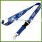 Provide free samples Custom polyester lanyard printed exhibition brand lanyards badge lanyards