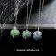 Green ball beaded necklace wholesale with glow crystal stone pendants                        
                                                Quality Choice