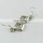 Charming White CZ 925 Sterling Silver Earring, Gemstone Silver Jewellery, Handmade Silver Jewellery