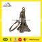 Antique Finishing Eiffel Tower Keychain Manufacturers In China