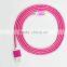 2015 High speed sync and charging phone usb cable,round micro usb 2.0 data cable