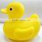 customized plastic floating bath toy yellow rubber duck