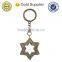 Cheap price quality nickel plated metal keychain laser cut