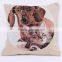 PLUS Hot sale custom printing dog decorative pillow cover for home decoration