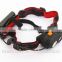 2015 New Design 3*AA Battery Plastic Headlamp XPE+LM Plastic Headlamp Multi-function Plastic Headlamp For Hunting Camping