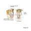 Red CZ Stone Fashion Jewelry 2016 Owl Women Girl Earring