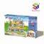 Girls' double-deck romance two layers house Paper Cardboard 3d jigsaw puzzle