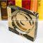 Wholesale glass plating crystal ashtray & Engagement Souvenirs plating crystal ashtray
