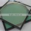 green insulated glas panel,10mm+15A+10mm toughened insulated glass for curtain wall , manufacturer , qinhuangdao