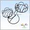 HIgh quality round black drying stone a-frame racks