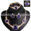 Wholesale Latest Design Fashion Necklaces Women Luxury Statement Diamond Jewelry Set SKJT0594
