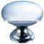 Chrome plated zinc alloy contemporary kitchen cabinet door and drawer knobs KH8233K