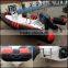 Hypalon or PVC RIB boats 2.7m to 7.5m fiberglass hull salvage motor boat RIB-750 with CE certificate for sale!