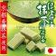 High quality and easy-to-eat green matcha tea caramel with multiple health functions made in Japan