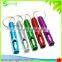 ourdoor use aluminium metal whistle /camping sport whistle/ whistle with key chain
