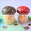 custom 6 inch mushroom shaped piggy banks with no hole unopenable ,custom made piggy banks baby toy