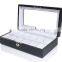Wholesale genuine leather safety concise custom design for jewelry gift case