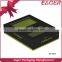 Factory directly wholesale paper box with window, hot sale black paper box
