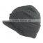New Style Burgundy Custom Made Acrylic Peaked Beanie Hat