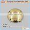 China suppliers circular smooth metal logo for handbags