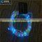 Copper wire string light inside led solar string light with clear tube