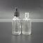60ml glass bottle with childproof tamperproof dropper caps