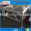 Transparent clear lighting white acrylic glass wedding stage platform