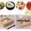 Vegetable Fruit Window Sushi Salad Box Pail / Eco-friendly Salad Box