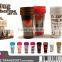 Colorful 14OZ Double Wall Travel coffee Mug with paper insert