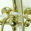 Professional Modern Style Water Saving Antique brass rain bath shower head set