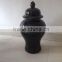 2016 hot sale black ceramic rice jar