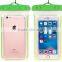 Fluorescent design Waterproof Case,Touchscreen Transparent Waterproof Phone Case Bag