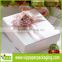 SUPPLY RIGID WHITE PAPER JEWELRY BOX WITH LID