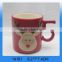 New style ceramic deer mug,ceramic christmas mugs for kids