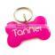 Pink Bone Dog ID Tag