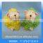 Hot sale ceramic paper napkin ring in lamb shape