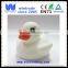 2015 new coming print color squirt water wholesale elegant white duck