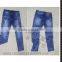 destroy wash jeans men / new style jeans pent men with moustache effect and printing