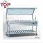 with glass top kitchen cold bain marie